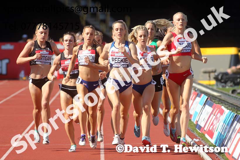 Womens 1500 metres, 2019 Muller British Championships, Alexander Stadium, Birmingham. Photo: David T. Hewitson/Sports for All Pics